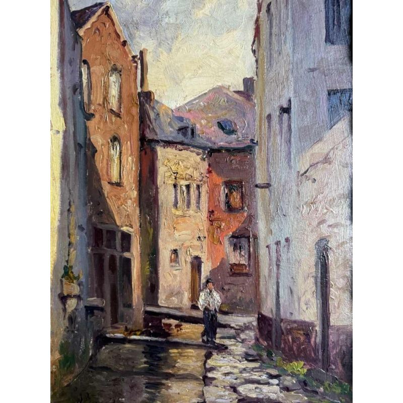 Albert DANDOY (1885-1977): « Namur rue des Tanneurs»