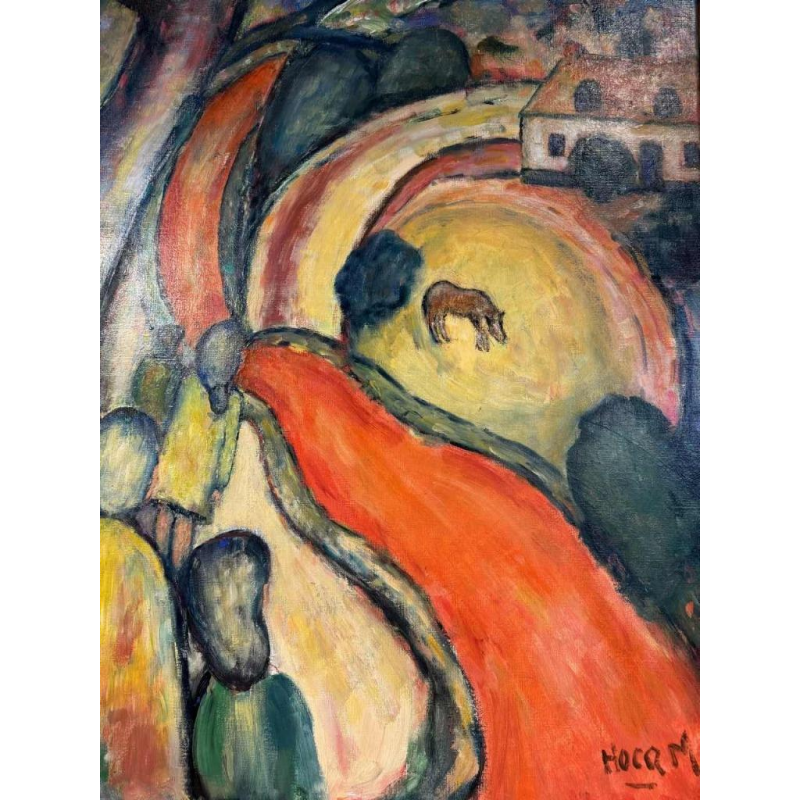 Marcel HOCQ (1933-2021): Le grand chemin ou l'école buissonnière (The long way or truant school)