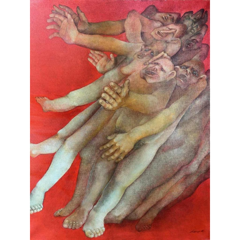 Simone TOUSSAINT, oil on canvas