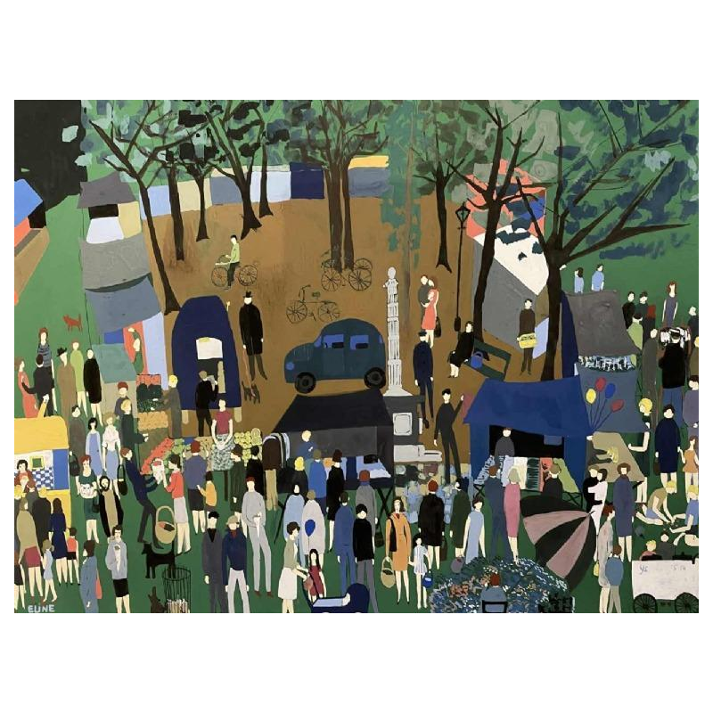 Eline RAUSENBERGER (1944-): « Marché »