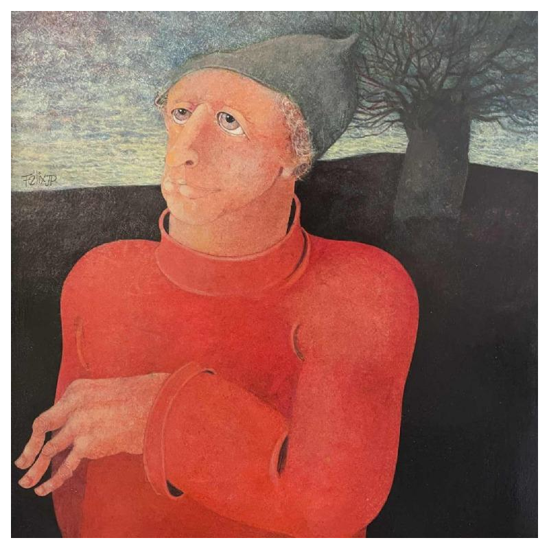 Jean-Pierre FELIX (1938-): Rustend bij de boom