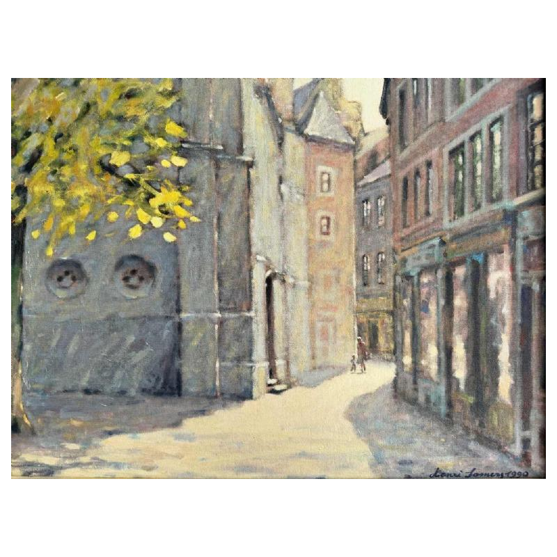 Henri SOMERS (1930-2018): « Namur - place Marché aux Légumes et Saint-Jean »