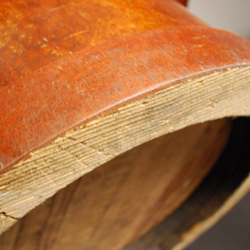 Cylindre" Art Deco pedestal table in burr walnut - circa 1930