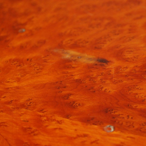 Guéridon "Cylindre" Art Déco en loupe de noyer - circa 1930