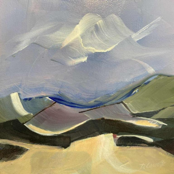 Désiré LOUETTE (1935-) acrylique