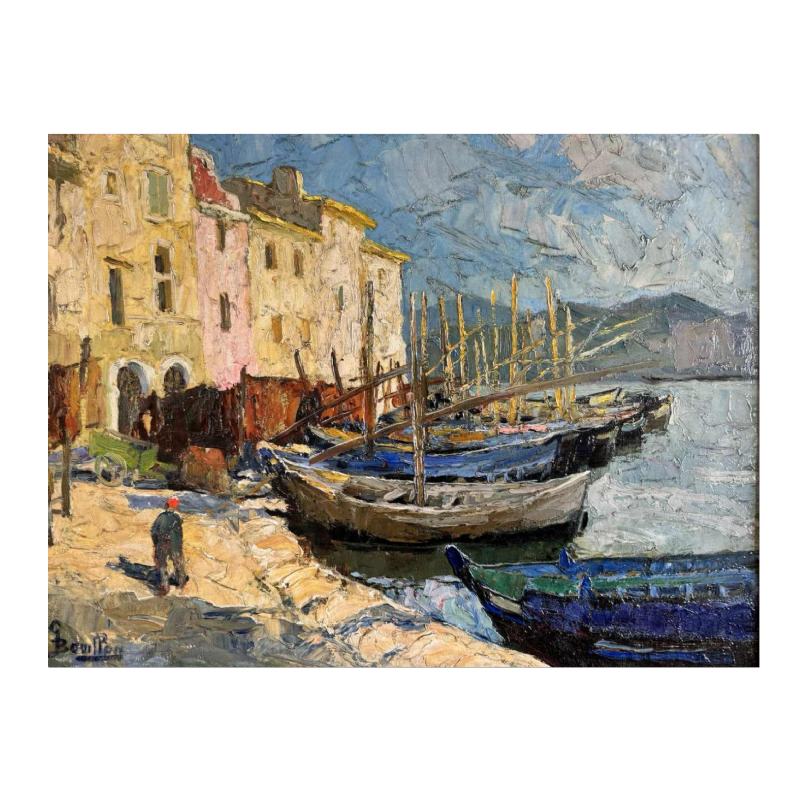 Georges BOUILLON (1891-1943) : vue de Martigues ?