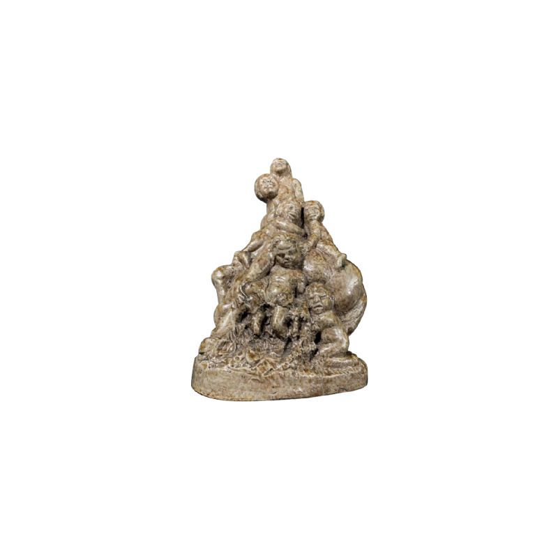BEESEL TERRACO DRAAK Sint Joris, Sculpture en Grès, Centaure et Putti, ca 1940
