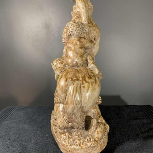 BEESEL TERRACO DRAAK Sint Joris, Steengoed Sculptuur, Centaur en Putti 1940s