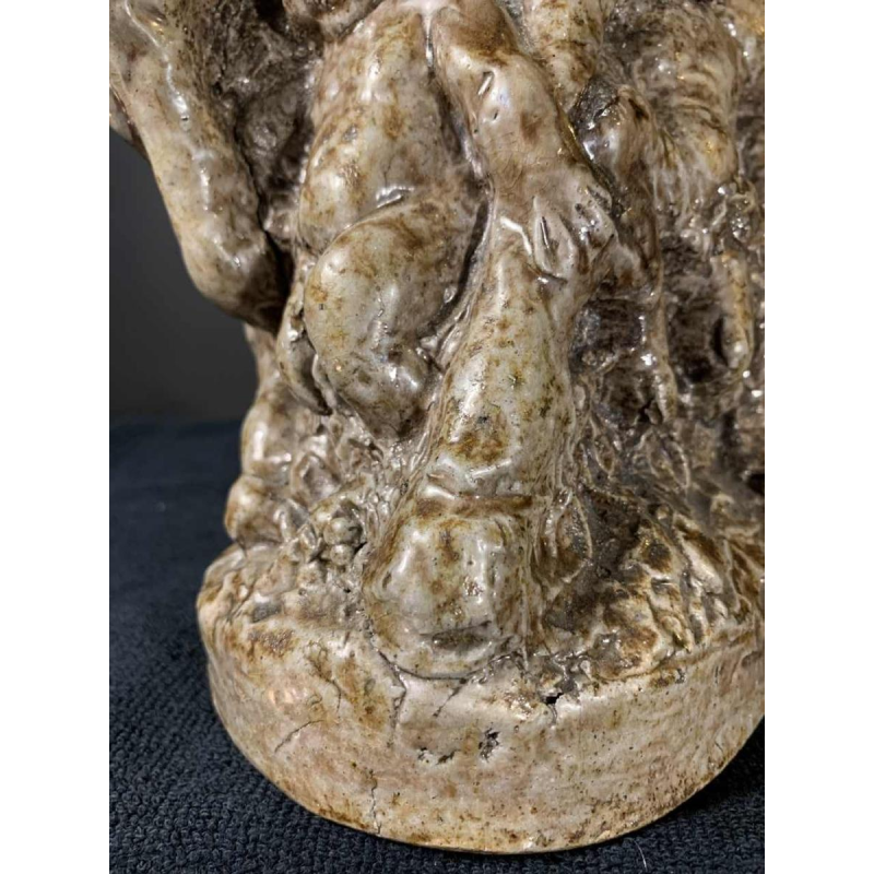 BEESEL TERRACO DRAAK Sint Joris, Sculpture en Grès, Centaure et Putti, ca 1940