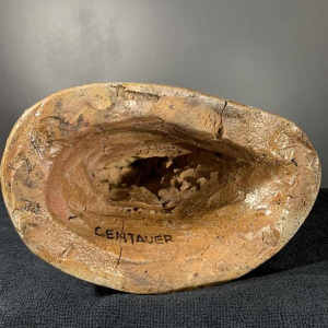 BEESEL TERRACO DRAAK Sint Joris, Stoneware Sculpture, Centaur and Putti 1940s