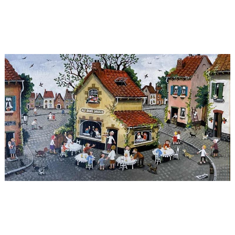 Marie-Louise BATARDY (1943-): "Au sans soucis"