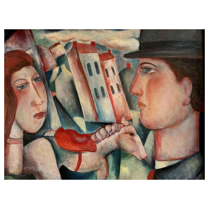 Marcel HOCQ (1933-2021): "Le petit cheval rose"