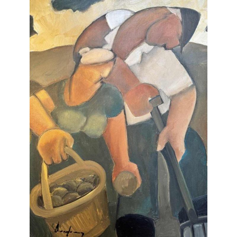Milo DARDENNE (1938-): «  De aardappelplukkers »
