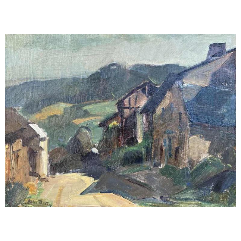Albert RATY (1889-1970): « Bohan-sur-Semois » 1965 hst