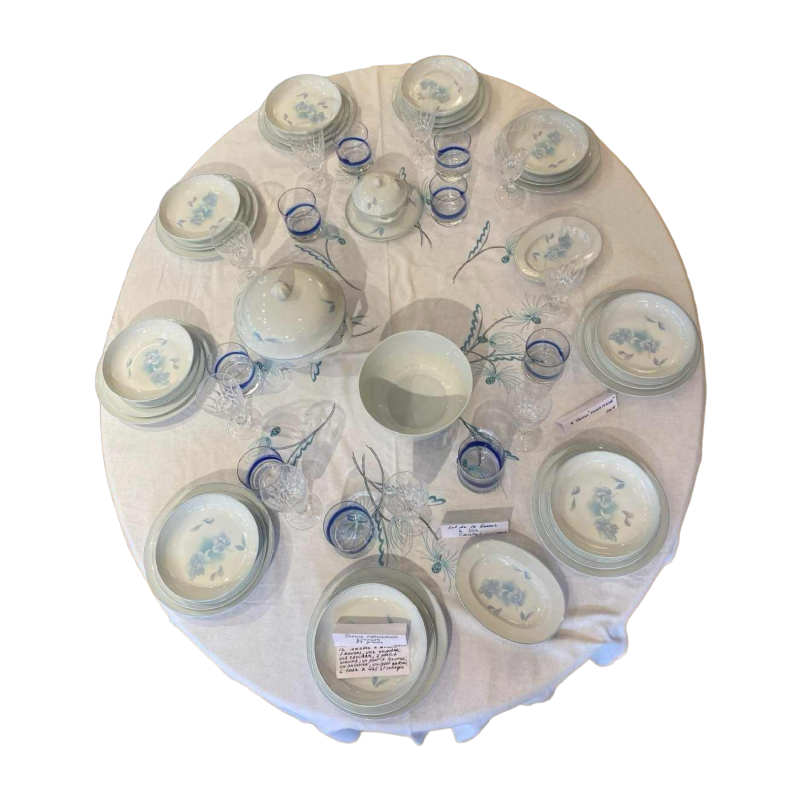 Services de table Haviland modèle Ophelie, 1980, 83 pieces