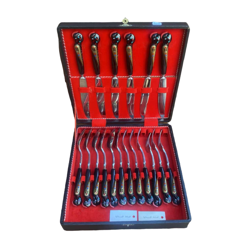 Haddad Jezzine, Lebanese 18-piece cutlery set, ca 1960