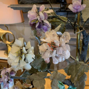 Pair of Bronze Enamel Cloisonné Planters / Lamps, China Qing Dynasty Jiaqing