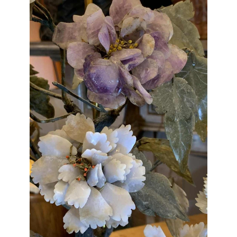 Pair of Bronze Enamel Cloisonné Planters / Lamps, China Qing Dynasty Jiaqing