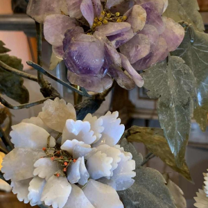 Pair of Bronze Enamel Cloisonné Planters / Lamps, China Qing Dynasty Jiaqing