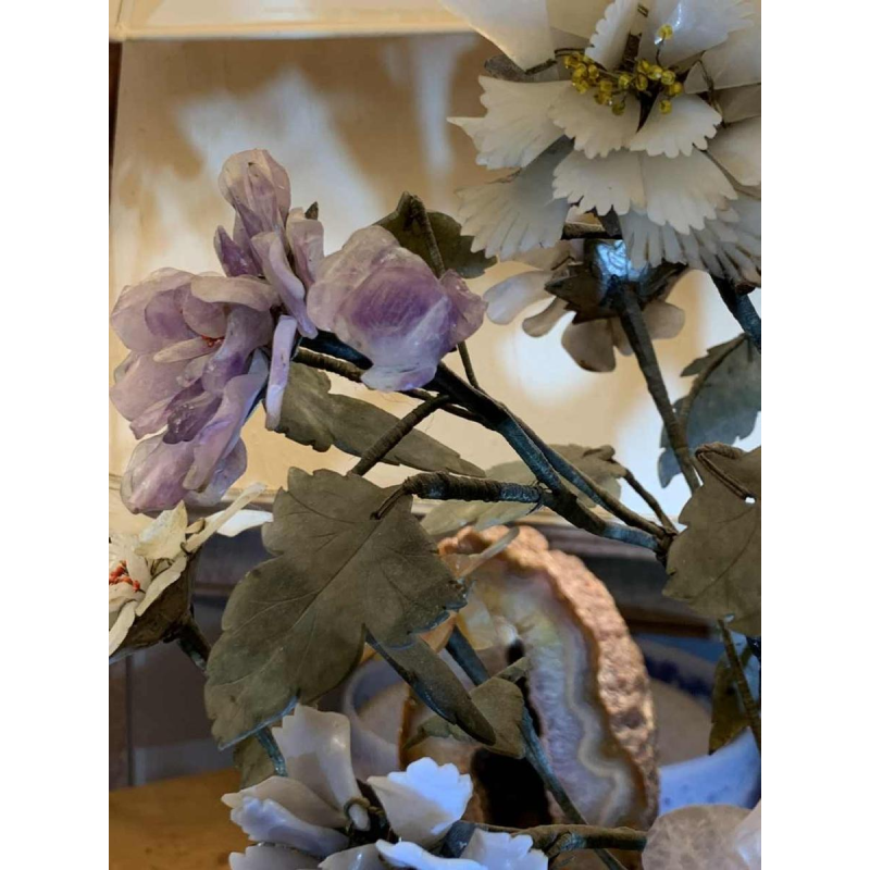 Paire de Jardinières Lampes Bronze Emaux Cloisonnés Chine Dynastie Qing Jiaqing