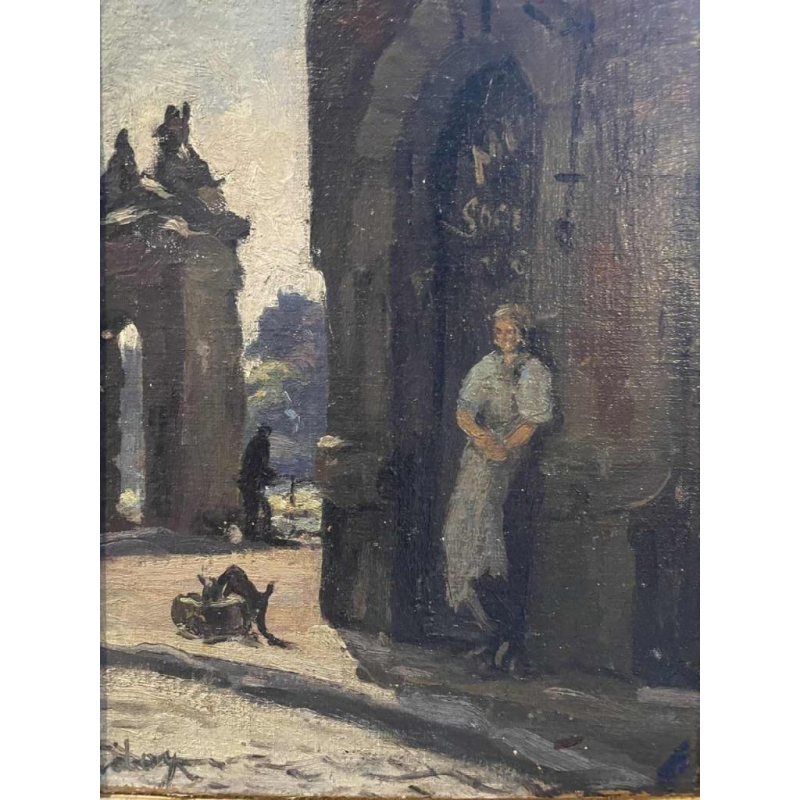 Albert DANDOY (1885-1977): « Namur - Rue des Bouchers »