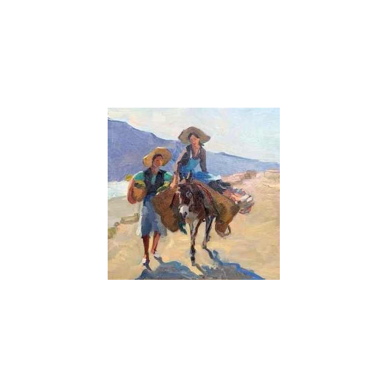 Ellen de Tombay "Cami de l'Albir" Oil on canvas, 1968