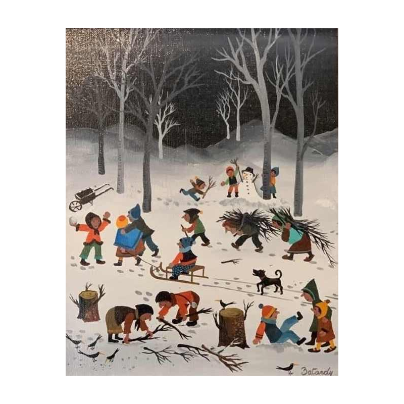 Huile sur toile de Marie-Louise BATARDY