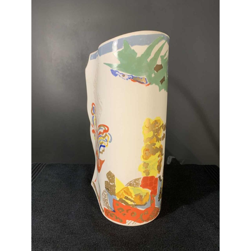 GILBERT PORTANIER pour Rosenthal Studio Linie, Vase en Porcelaine, 1980s