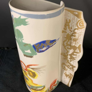 GILBERT PORTANIER pour Rosenthal Studio Linie, Vase en Porcelaine, 1980s