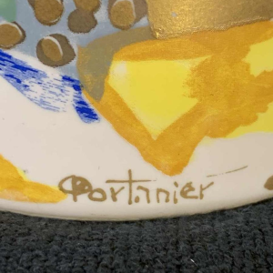 GILBERT PORTANIER pour Rosenthal Studio Linie, Vase en Porcelaine, 1980s