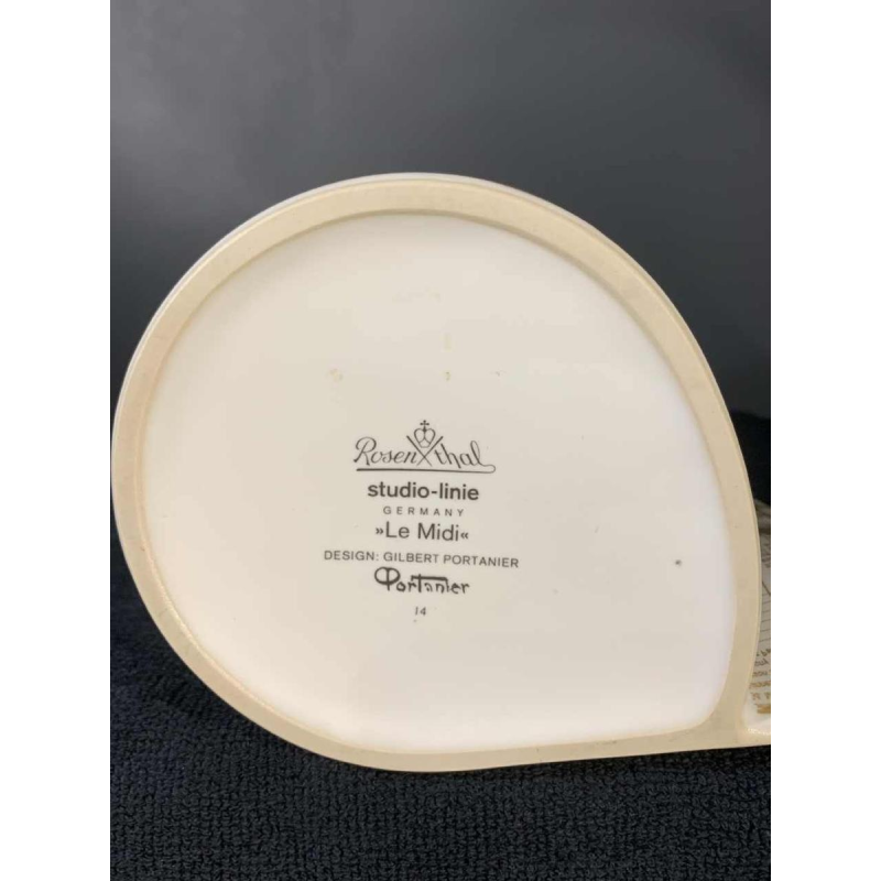 GILBERT PORTANIER for Rosenthal Studio Linie, Porcelain Vase, 1980s