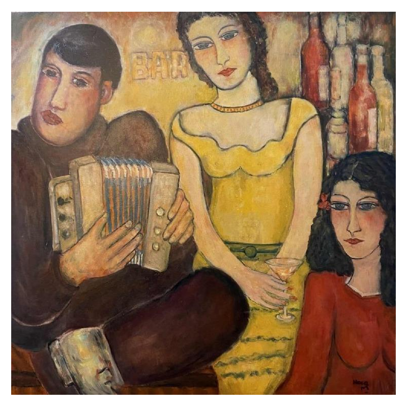 Marcel HOCQ (1933-2021): « au bar »