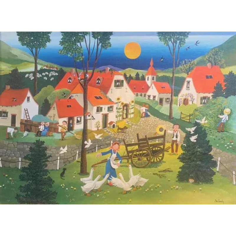 Marie-Louise BATARDY huile sur toile