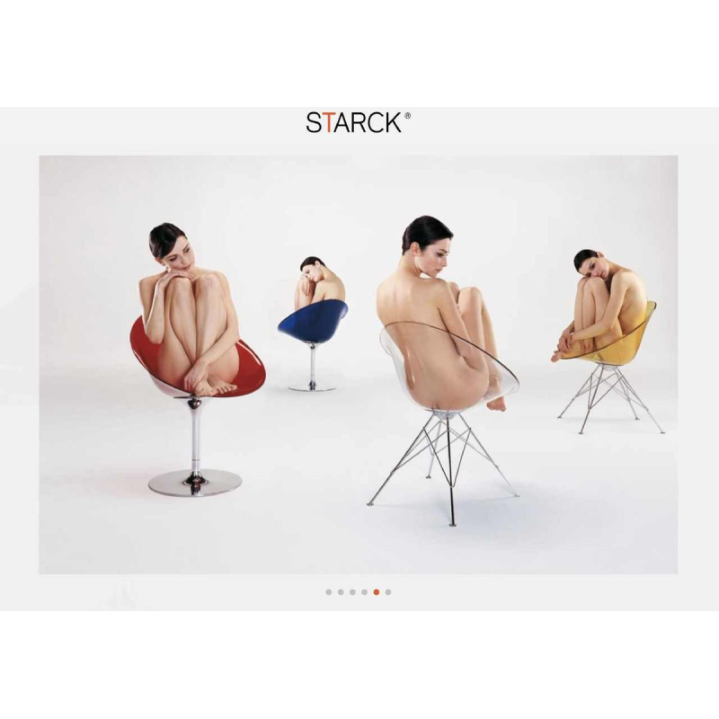 Philippe Starck " Ero S" Kartell Italië, set 6 stoelen / fauteuils Design 1999