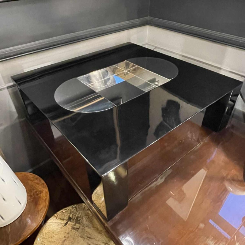 GIOVANNI OFFREDI for SAPORITI, "TEBE" Coffee Table / Dry Bar, ca 1970