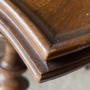 Emile Gallé "L'heureux temps" table guéridon marquetée, ca 1902