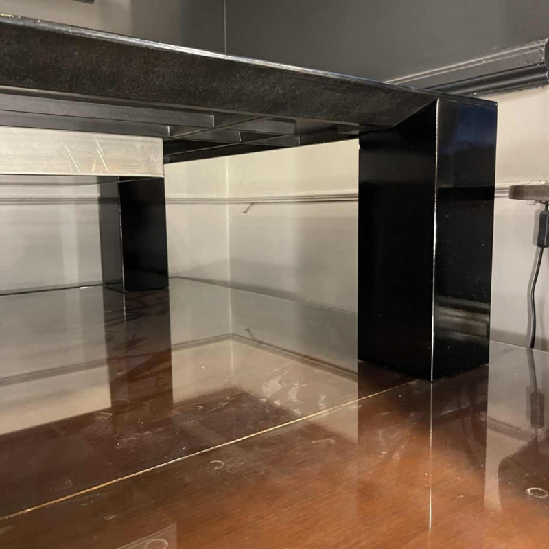 GIOVANNI OFFREDI pour SAPORITI, Table Basse " TEBE " Bar Bac a` Glace, ca 1970