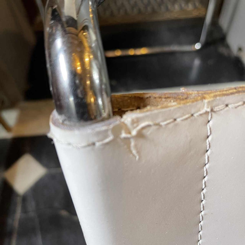 MARCEL BREUER for GAVINA, "WASSILY B3" Pair of Leather and Steel Armchairs