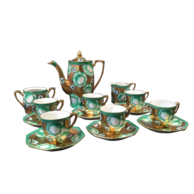 Noritake "Service à café ou thé" Art Déco 1922 - Frères Gumi ( Nayoga Japon ) pa