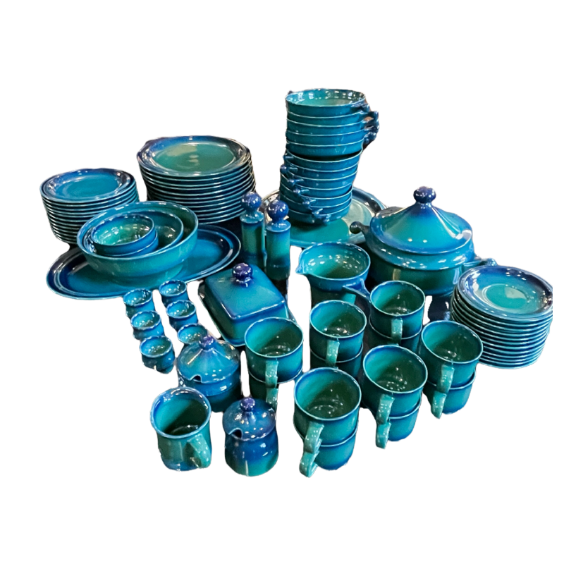 KÖNIGSSEE / GOEBEL Bavaria, Porcelain Dinner & Coffee Set, 12 pers, 1970