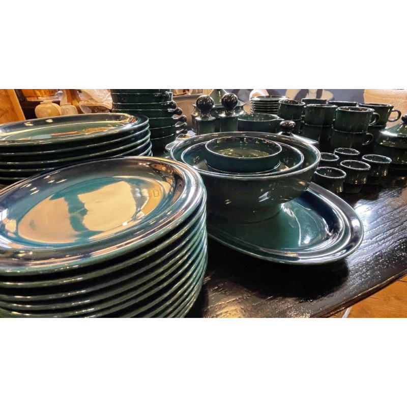 KÖNIGSSEE / GOEBEL Bavaria, porseleinen servies en koffieset, 12 pers, 1970