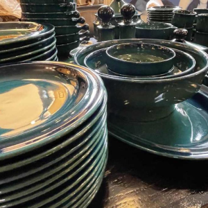 KÖNIGSSEE / GOEBEL Bavaria, porseleinen servies en koffieset, 12 pers, 1970