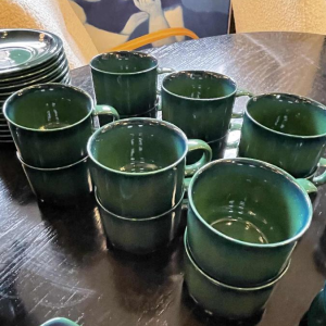 KÖNIGSSEE / GOEBEL Bavaria, Porcelain Dinner & Coffee Set, 12 pers, 1970