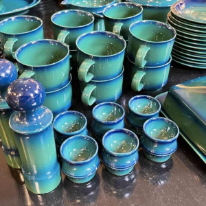 KÖNIGSSEE / GOEBEL Bavaria, Porcelain Dinner & Coffee Set, 12 pers, 1970