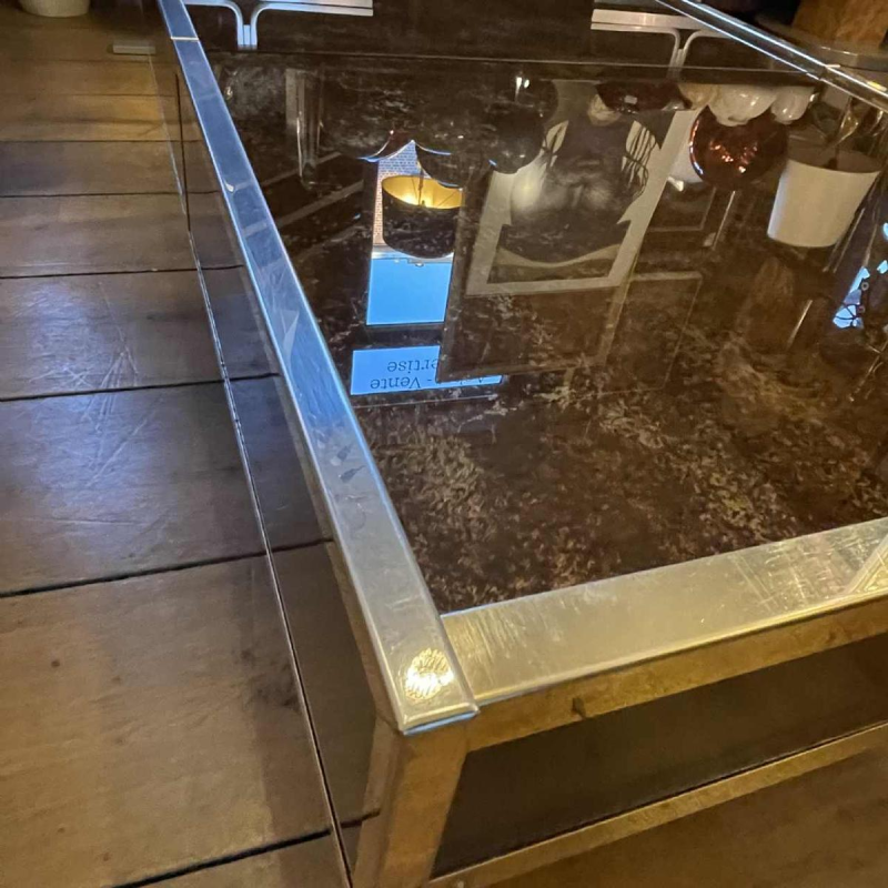 WILLY RIZZO pour CIDUE, Table Basse Extensible, Cocktail Bar, ca 1970