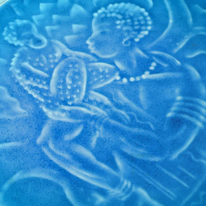 BING & GRONDAHL - Porcelaine Royal Copenhagen, Boite Art Déco Africaniste 1925