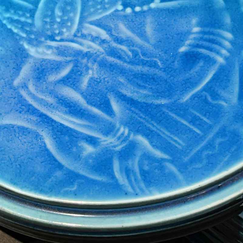 BING & GRONDAHL Kopenhagen, Porselein Africanistische Art Deco Sieradendoos 1925