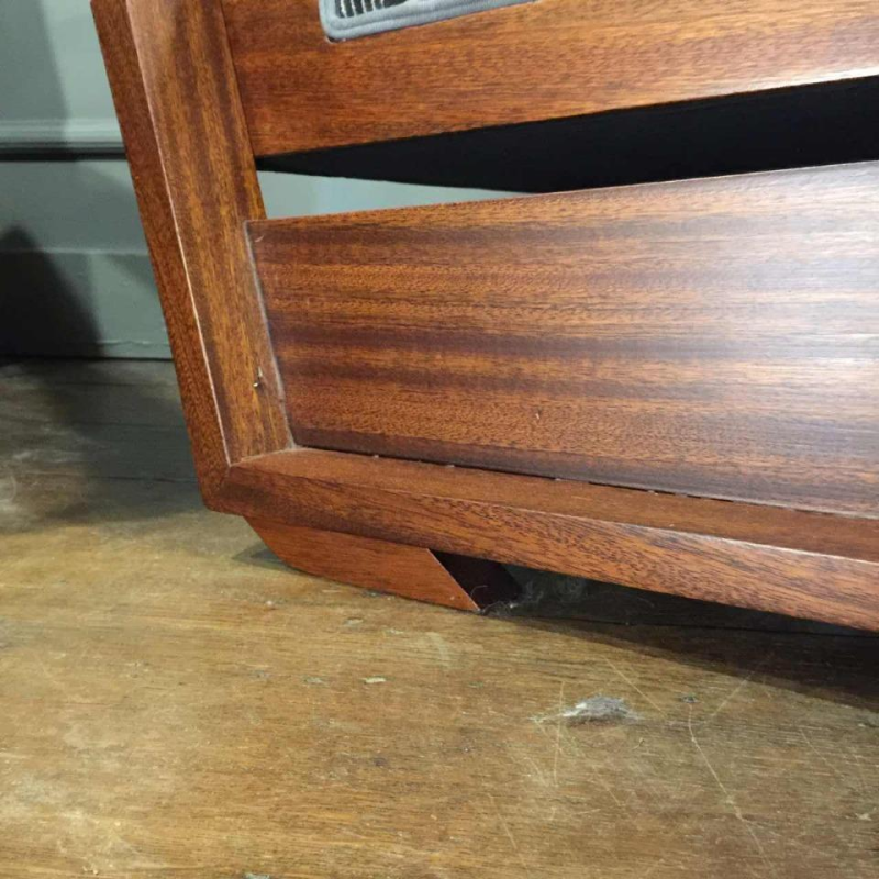 Zeldzaam paar "Aviator" Mahonie Fauteuils, Design Art Deco, 1930/40