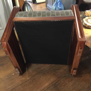 Rare Pair of "Aviator" Mahogany Armchairs, Design Art Deco, 1930/40