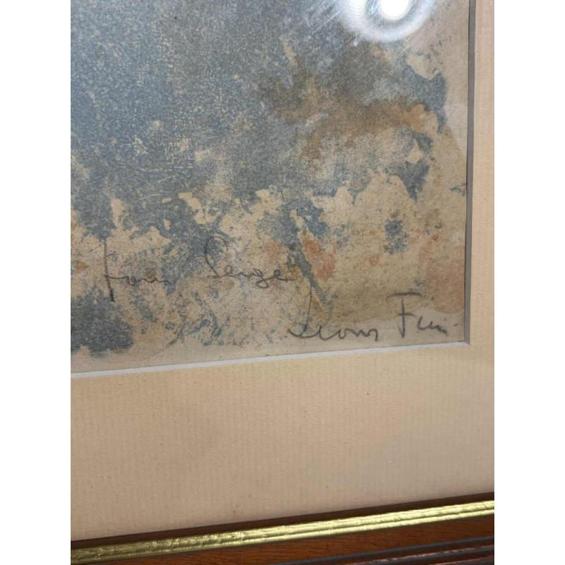 Leonor Fini, rioginele kleurenprint, gesigneerd en opgedragen